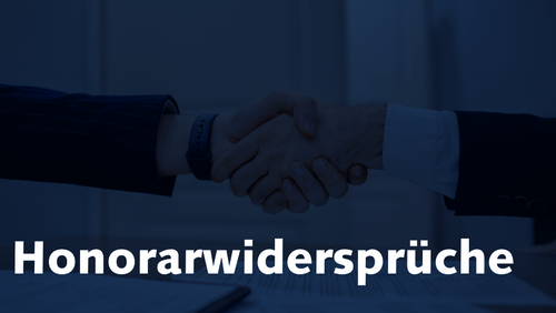 Einigung in Berlin bei Honorarwidersprüchen