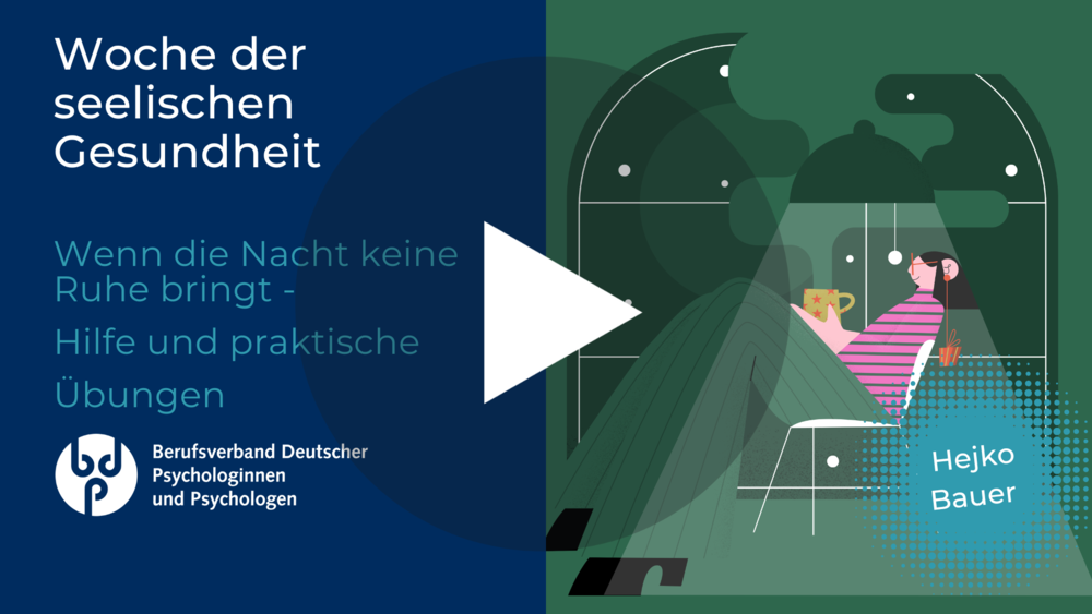 Wenn die Nacht keine Ruhe bringt. Hilfe und praktische Übungen