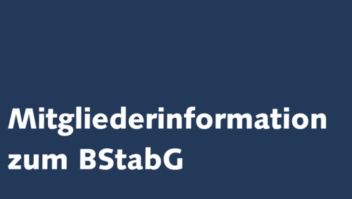 Mitgliederinformation