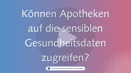 Können Apotheken auf die sensiblen Gesundheitsdaten zugreifen Können Apotheken auf die sensiblen Gesundheitsdaten zugreifen