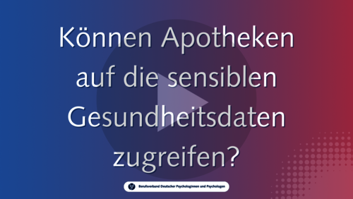 Können Apotheken auf die sensiblen Gesundheitsdaten zugreifen Können Apotheken auf die sensiblen Gesundheitsdaten zugreifen