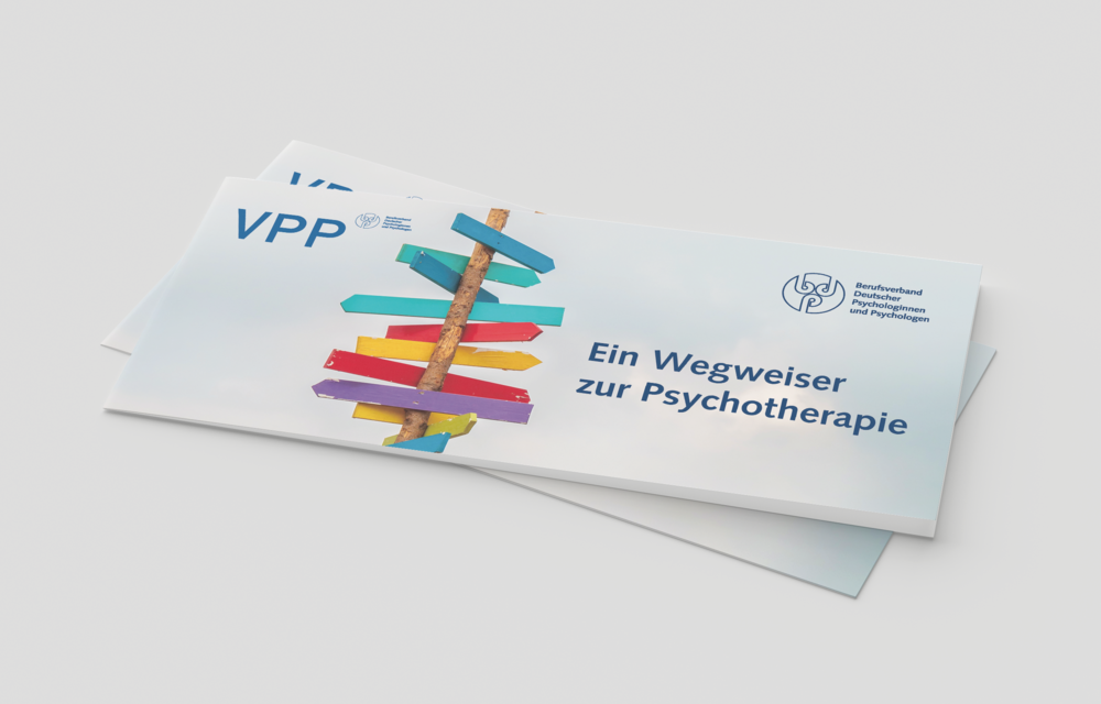Flyer Wegweiser zur Psychotherapie Flyer Wegweiser zur Psychotherapie