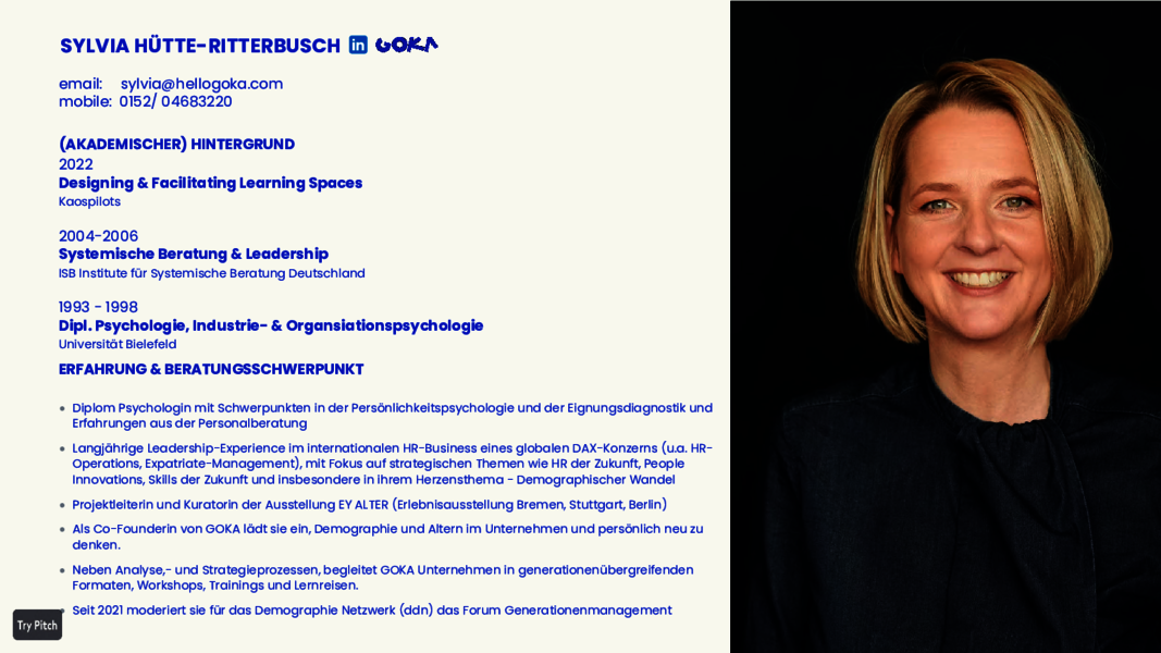 Profil von Sylvia Hütte-Ritterbusch 