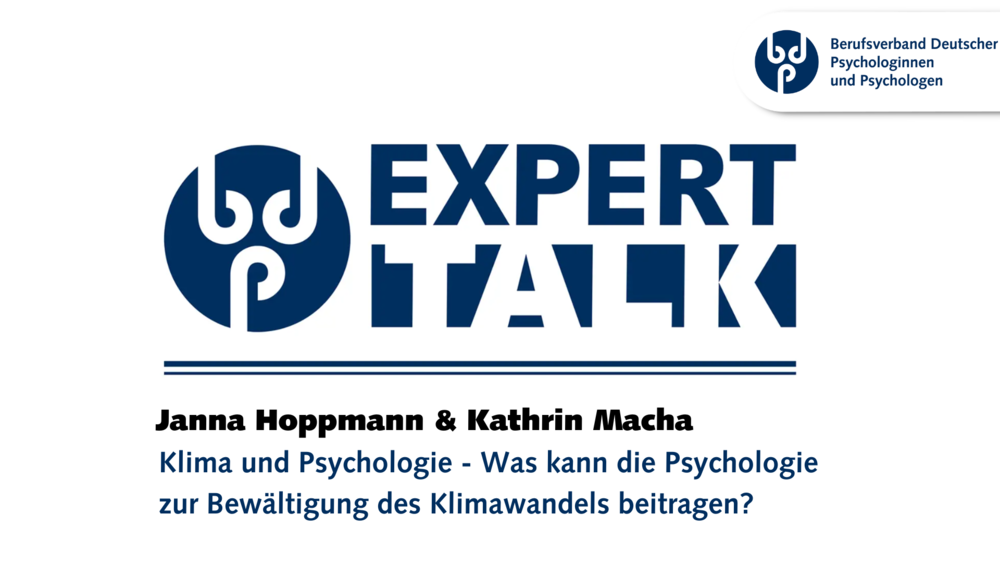 Was kann die Psychologie zur Bewältigung des Klimawandels beitragen? Was kann die Psychologie zur Bewältigung des Klimawandels beitragen?
