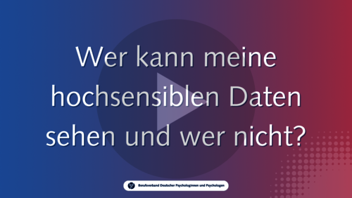 Wer kann meine hochsensiblen Daten sehen und wer nicht? Wer kann meine hochsensiblen Daten sehen und wer nicht?