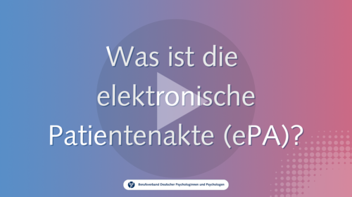 Was ist die elektronische Patientenakte (ePA)? Was ist die elektronische Patientenakte (ePA)?
