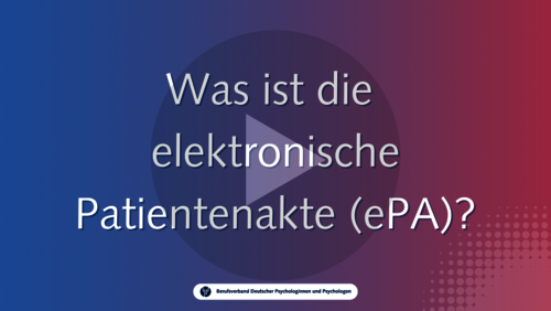 Was ist die elektronische Patientenakte (ePA)? Was ist die elektronische Patientenakte (ePA)?