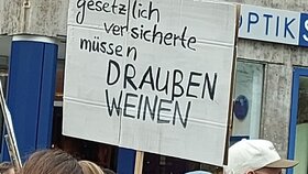 Demo Honorarkürzung in Würzburg am 15. April 2026 
