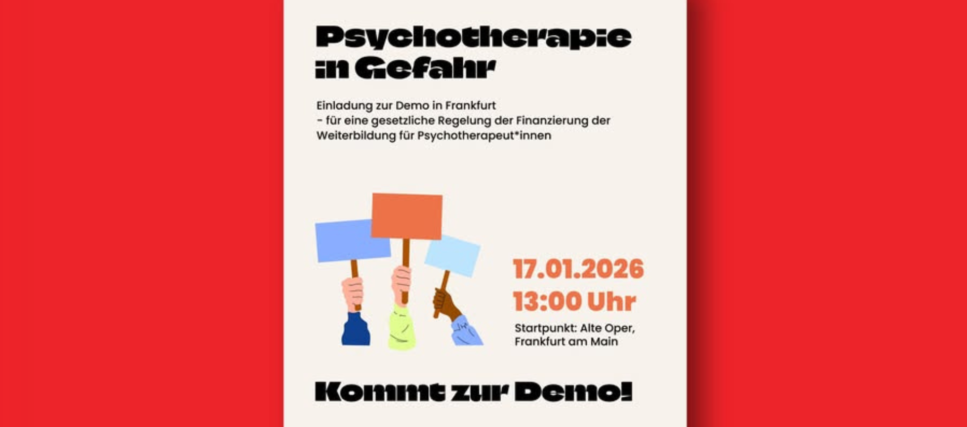 Demo in Frankfurt Demo in Frankfurt