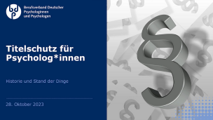 „Titelschutz sichert Verbraucherschutz“ 